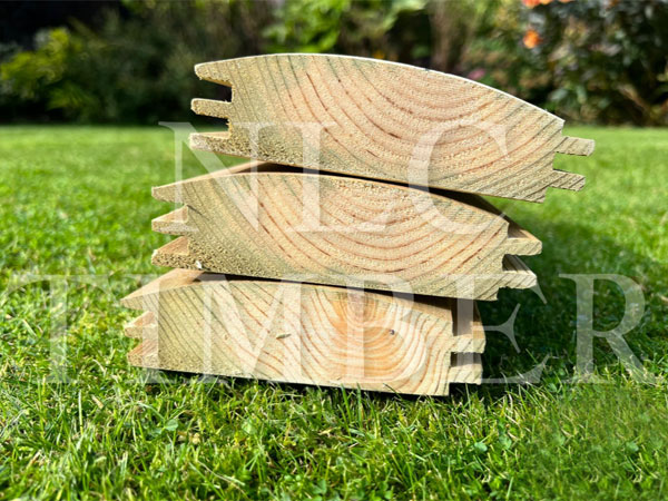 38x125 Loglap Cladding