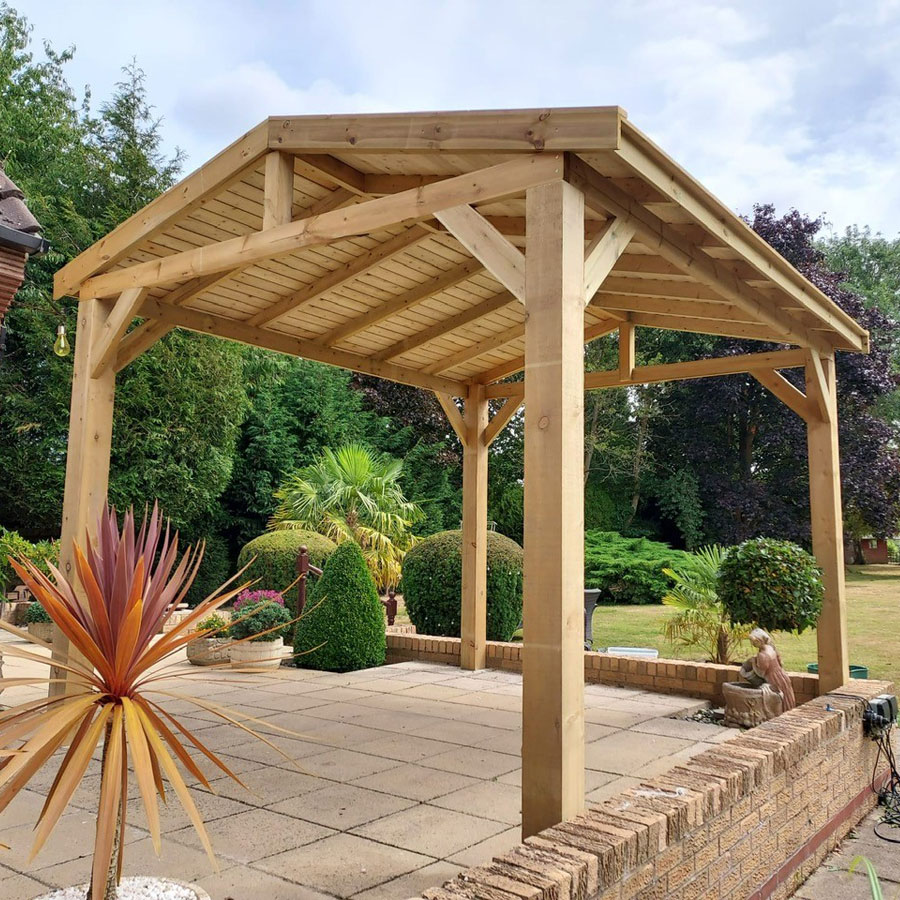 2.4m x 3.6m Timber Gazebo