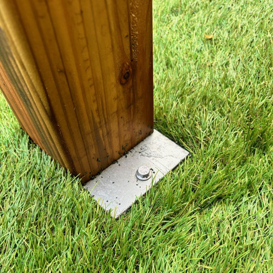 Above Ground Lean to Base Plate Kit
