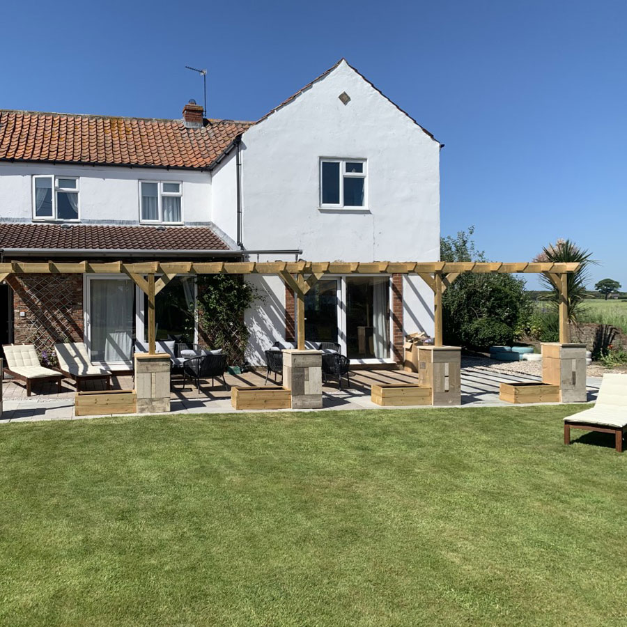 Heavy Duty Lean to at Back of House