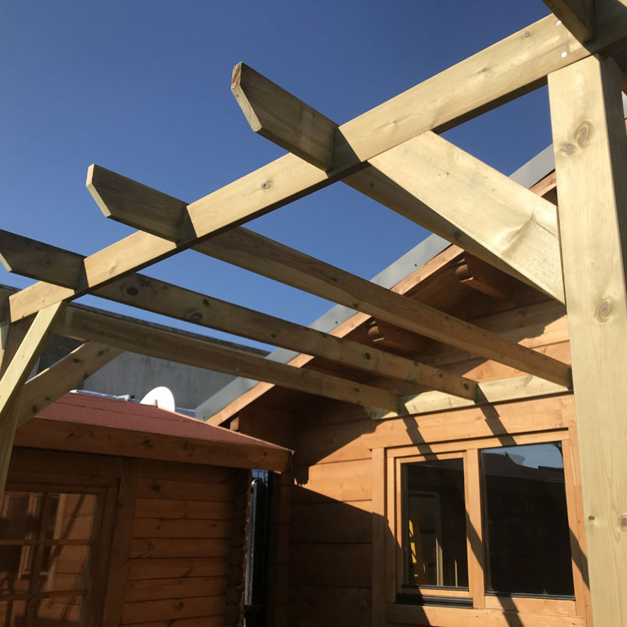 Lean to Pergola Detail