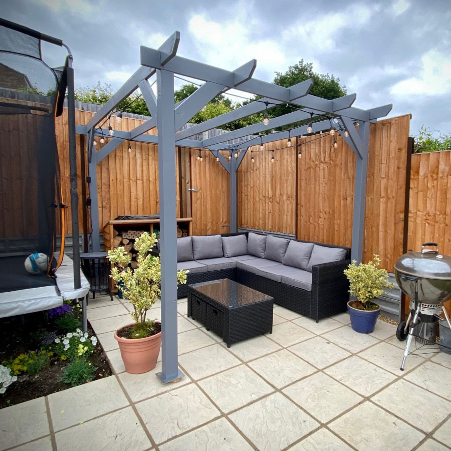 3m x 3m Patio Pergola