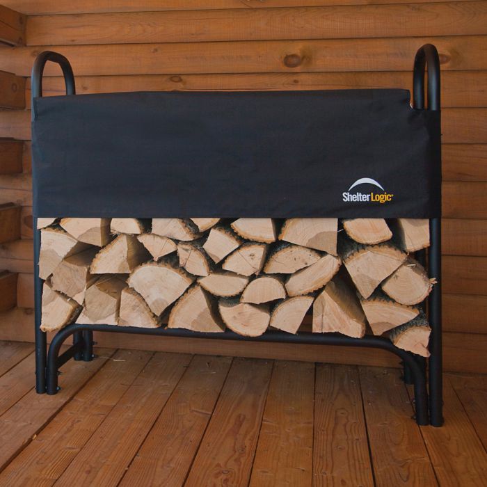 1.2m Log Rack with Cover